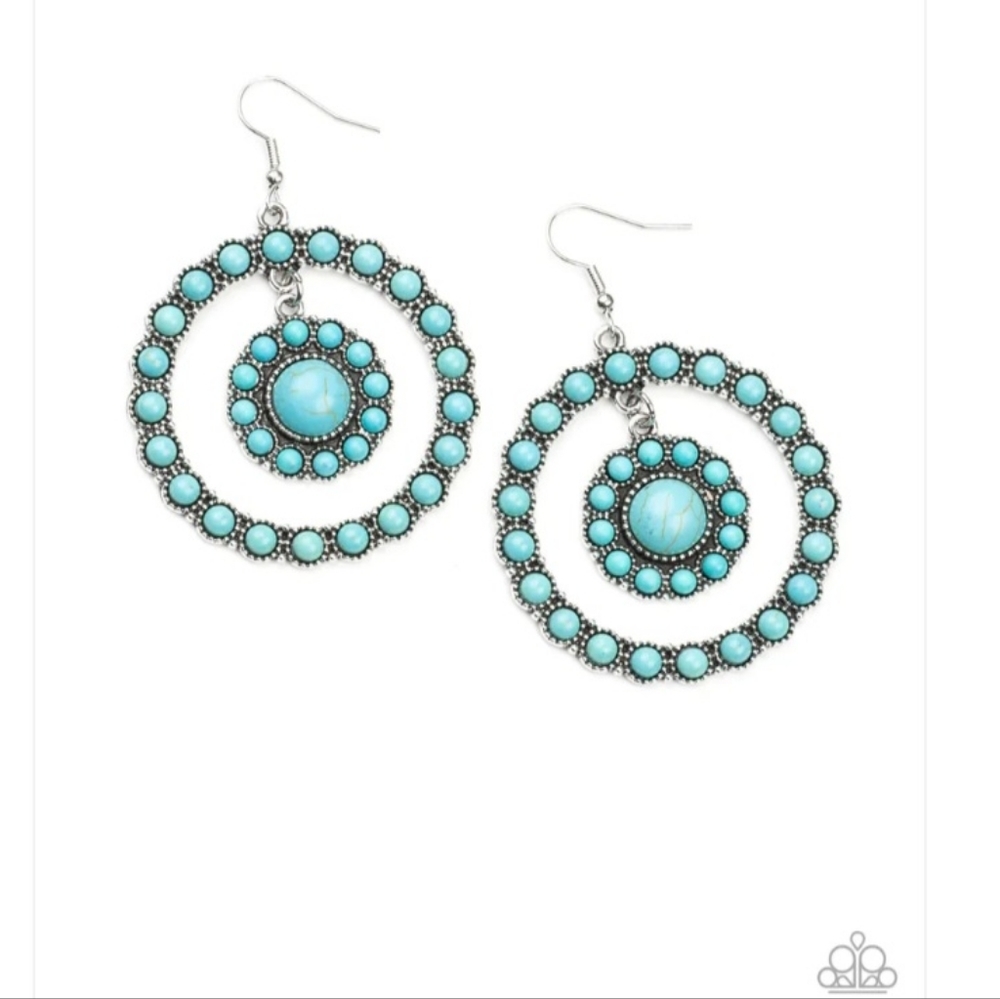 Saguaro Sanctuary Blue Earrings